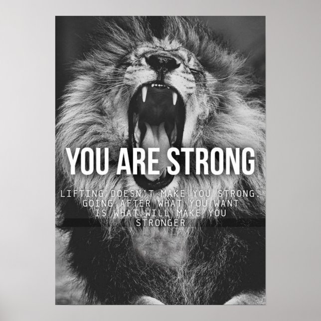 Workout Motivational Poster (Front)