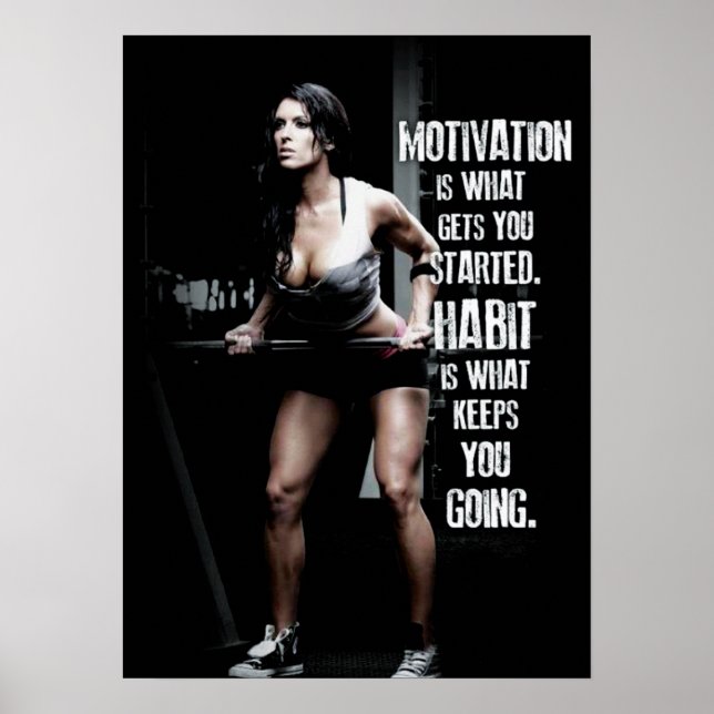 Workout Motivational Poster (Front)