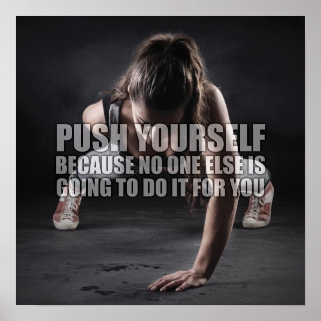 Workout Motivational Poster (Front)