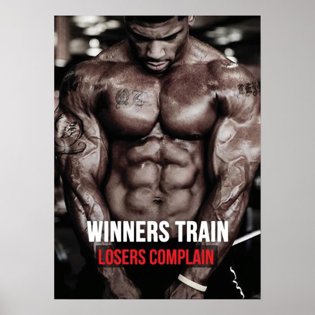 Workout Motivational Poster (Front)