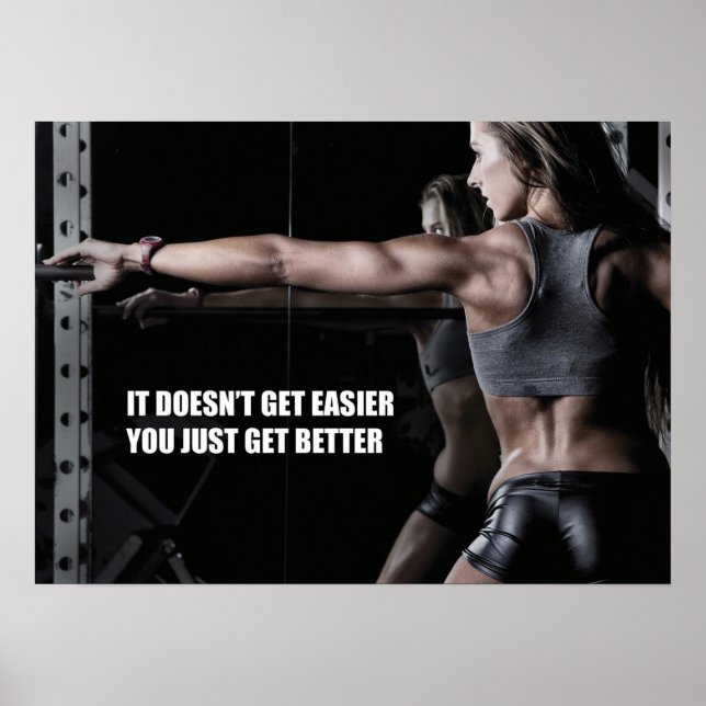 Workout Motivational Poster (Front)