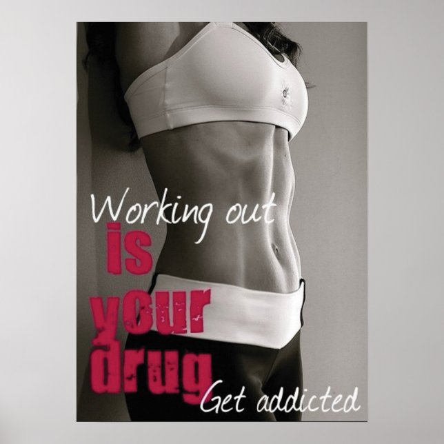 Workout Motivational Poster (Front)