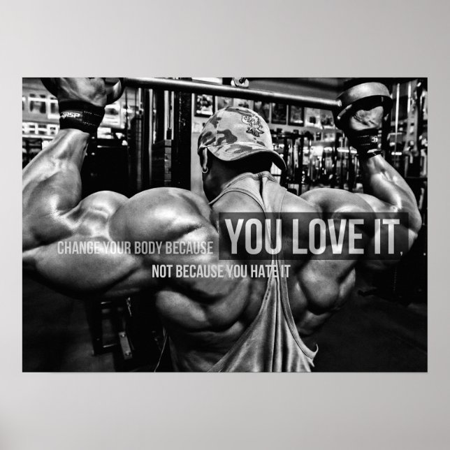 Workout Motivational Poster (Front)