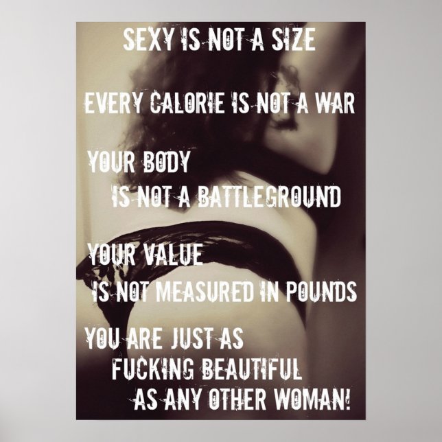 Workout Motivational Poster (Front)