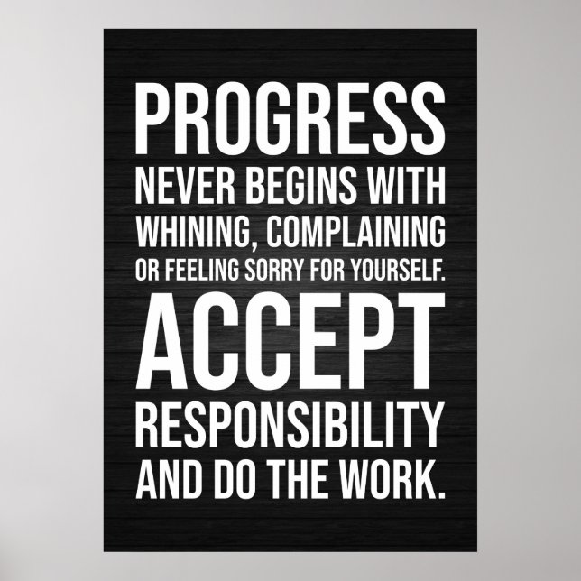 Workout Motivational Poster (Front)