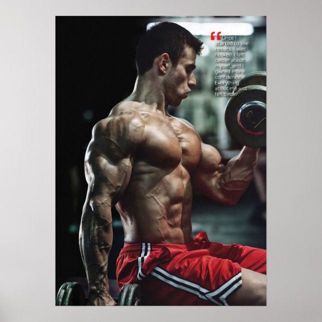 Workout Motivational Poster (Front)