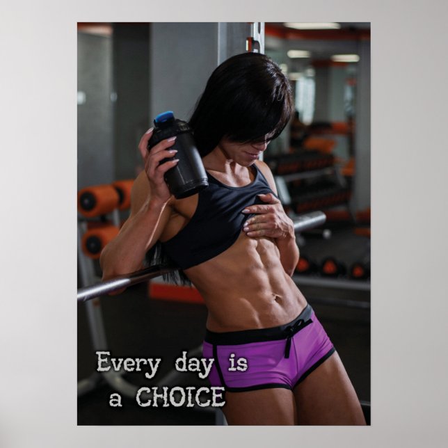 Workout Motivational Poster (Front)