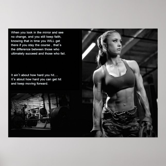 Workout Motivational Poster (Front)