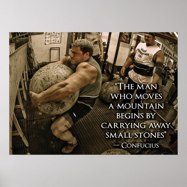 Workout Motivational Poster (Front)