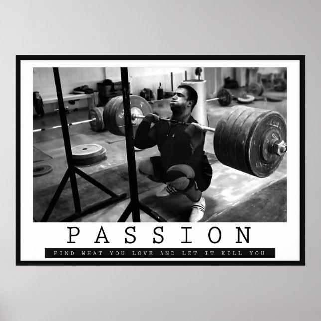 Workout Motivational Poster (Front)