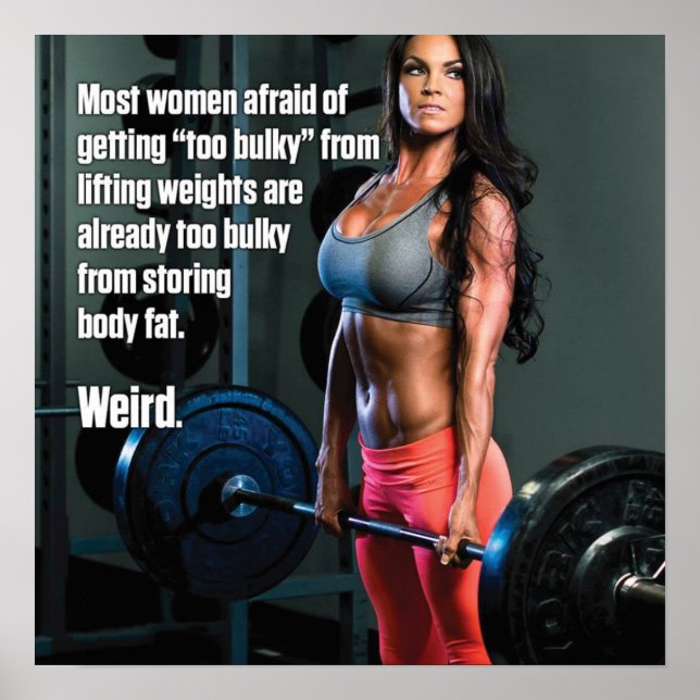 Workout Motivational Poster (Front)