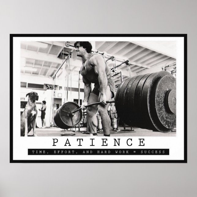 Workout Motivational Poster (Front)