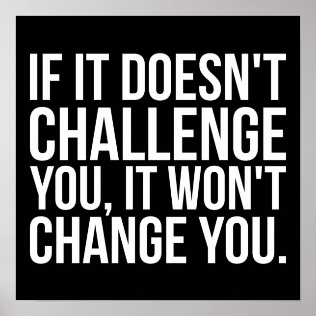 Workout Motivational Poster (Front)