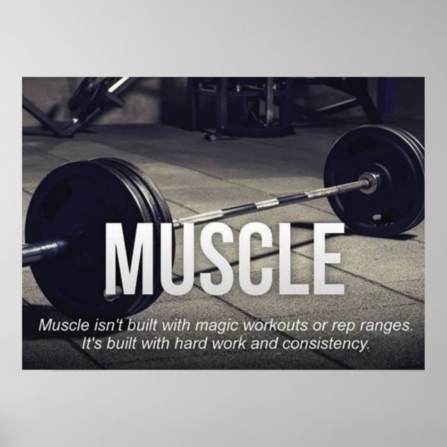 Workout Motivational Poster (Front)