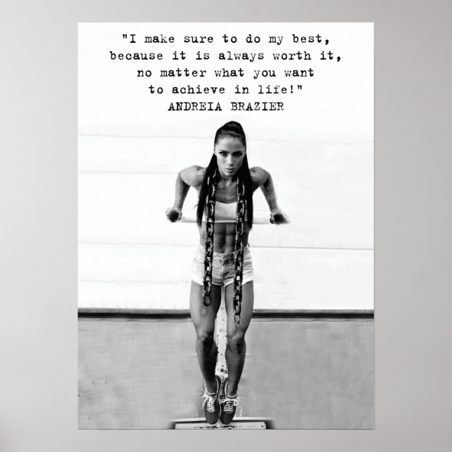 Workout Motivational Poster (Front)