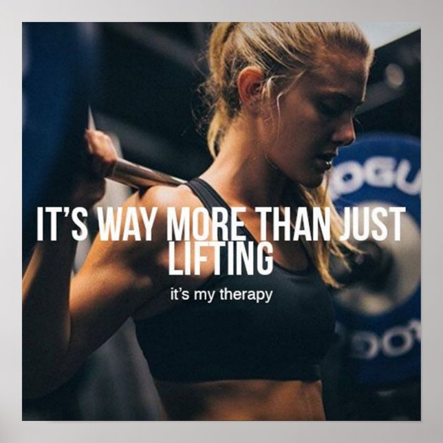 Workout Motivational Poster (Front)