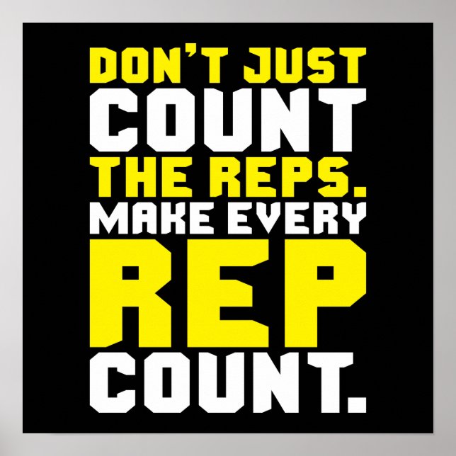 Workout Motivational Poster (Front)