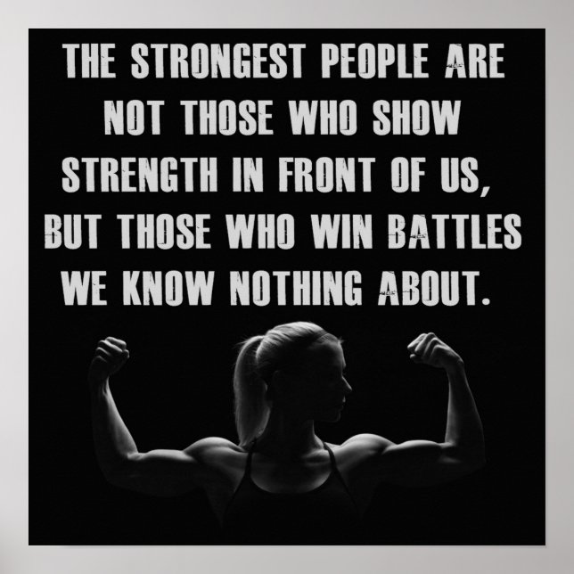 Workout Motivational Poster (Front)