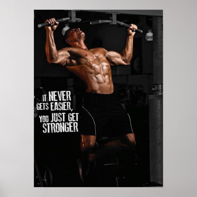 Workout Motivational Poster (Front)