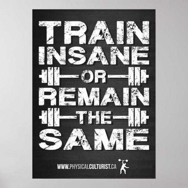 Workout Motivational Poster (Front)