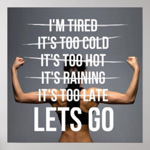 Workout Motivational Poster