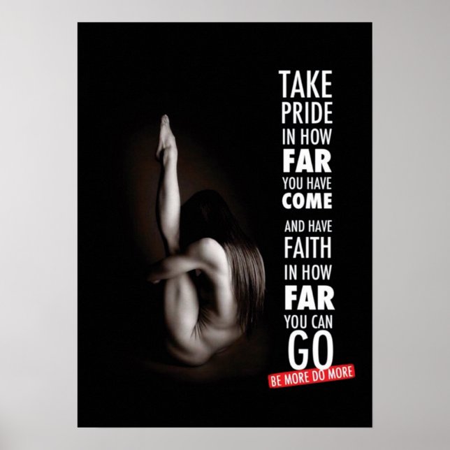 Workout Motivational Poster (Front)