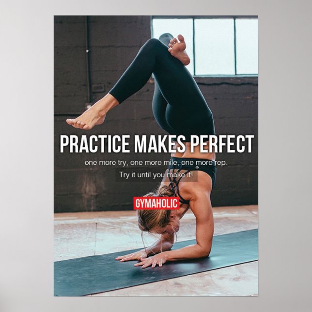 Workout Motivational Poster (Front)