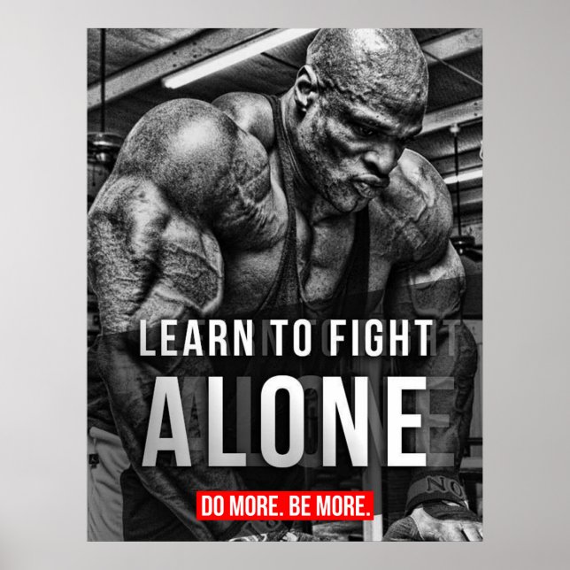 Workout Motivational Poster (Front)