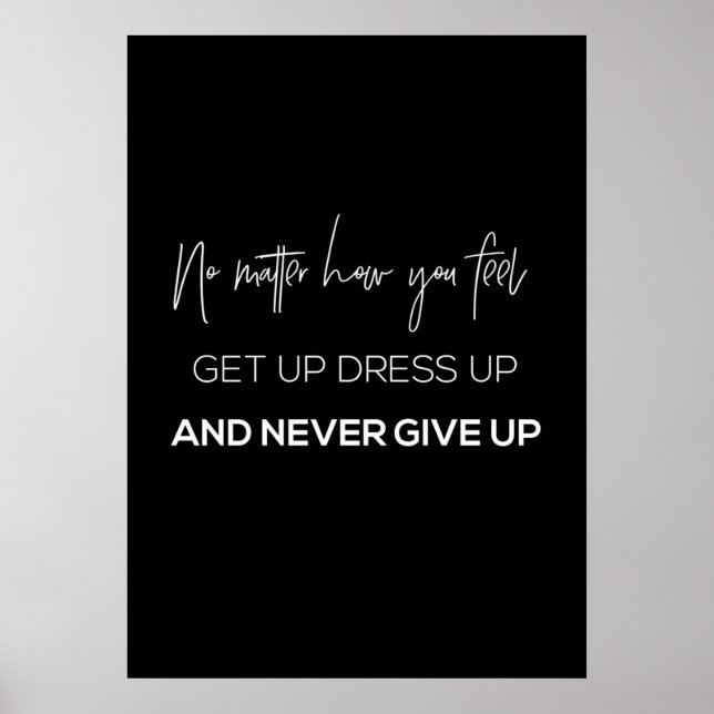 Workout Motivational Poster (Front)