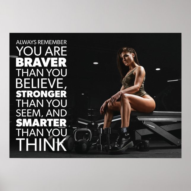 Workout Motivational Poster (Front)