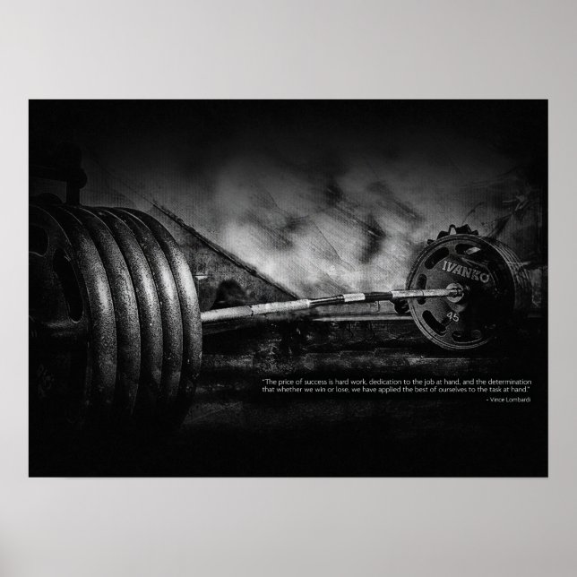 Workout Motivational Poster (Front)