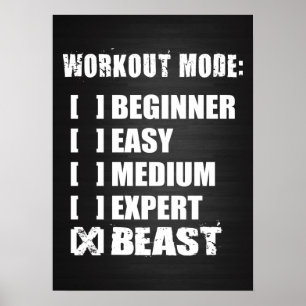 Workout Motivational Poster