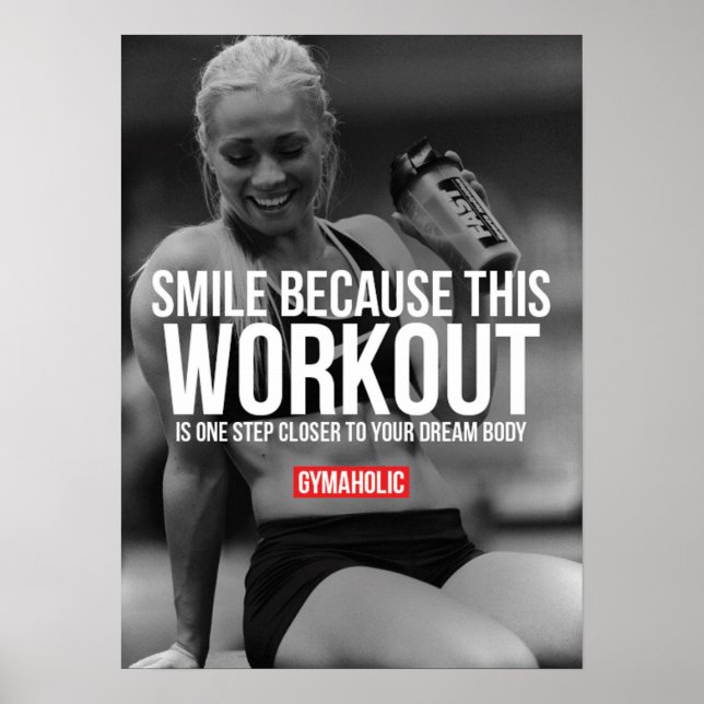 Workout Motivational Poster (Front)