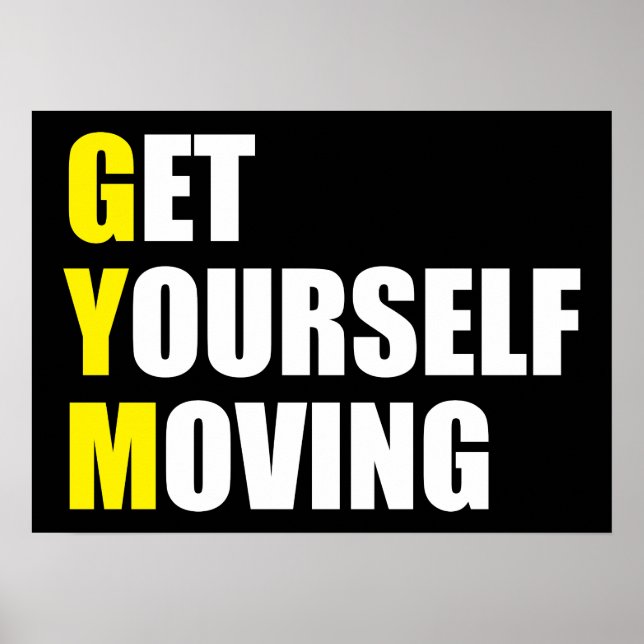 Workout Motivational Poster (Front)