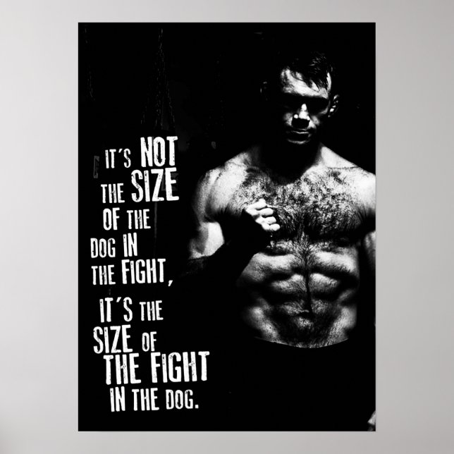 Workout Motivational Poster (Front)
