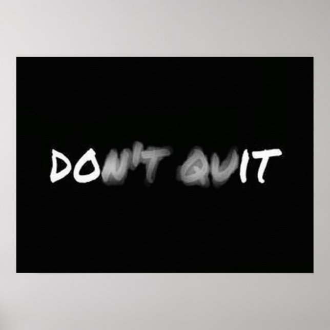 Workout Motivational Poster (Front)