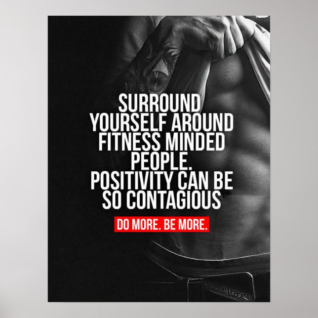 Workout Motivational Poster (Front)