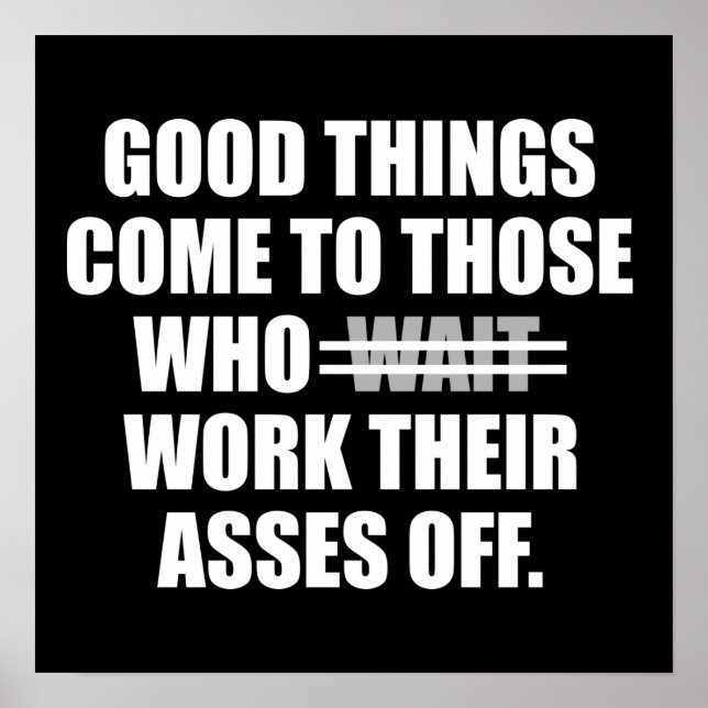 Workout Motivational Poster (Front)