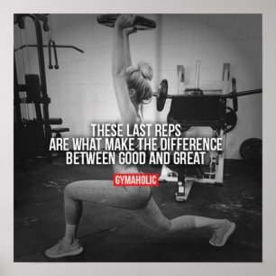 Workout Motivational Poster