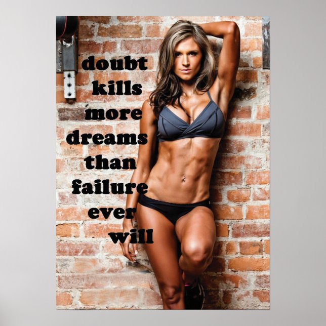 Workout Motivational Poster (Front)