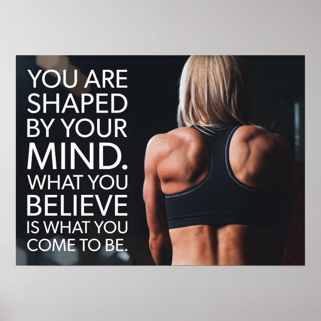 Workout Motivational Poster (Front)