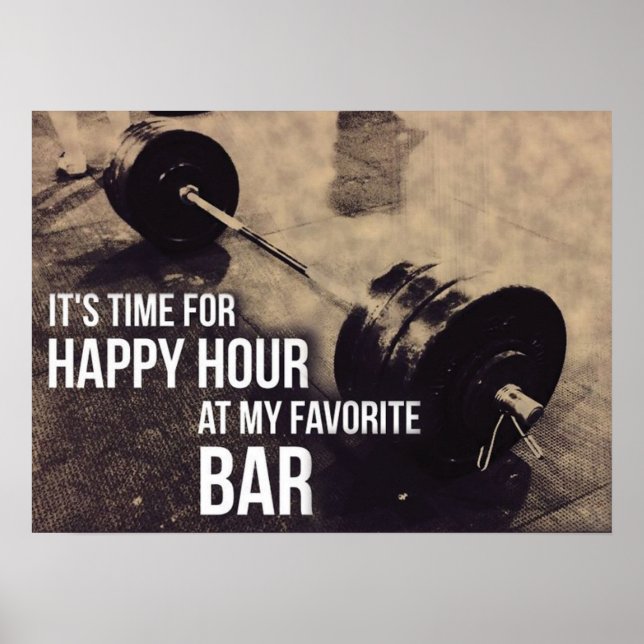 Workout Motivational Poster (Front)