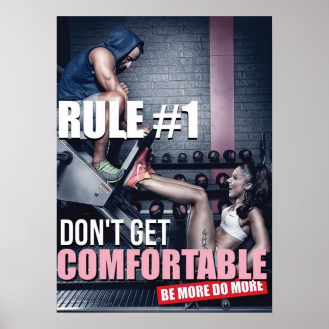 Workout Motivational Poster (Front)