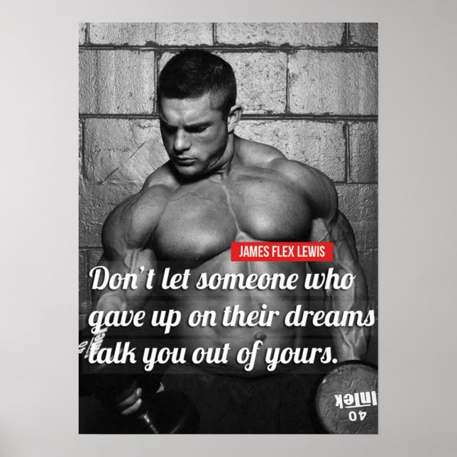 Workout Motivational Poster (Front)