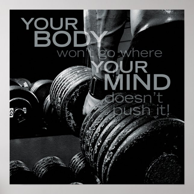 Workout Motivational Poster (Front)