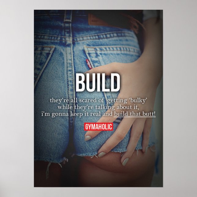 Workout Motivational Poster (Front)