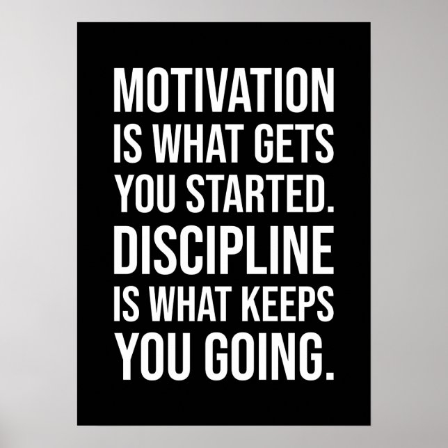 Workout Motivational Poster (Front)