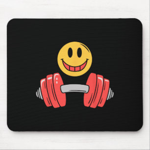 Workout Resting Gym Face Funny Weightlifting Motiv Mouse Pad