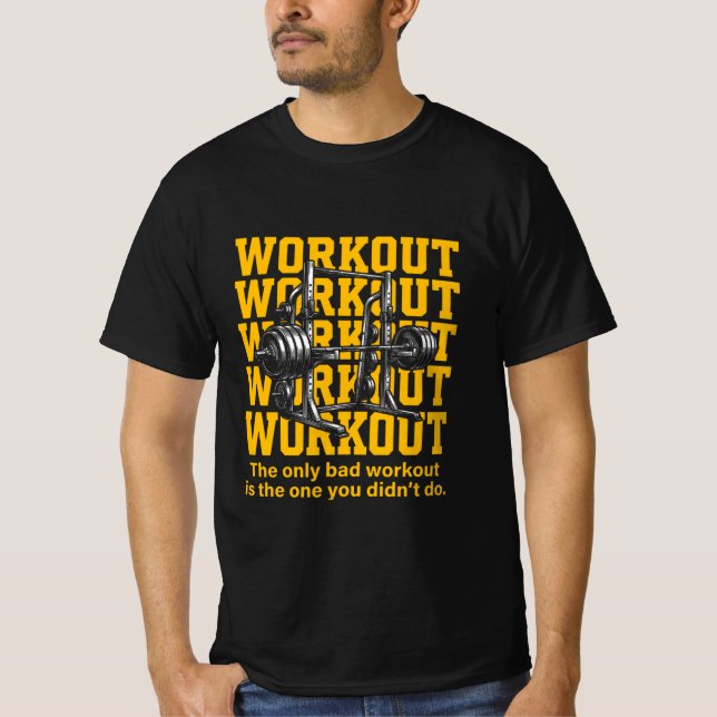 Workout retro design T-Shirt (Front)