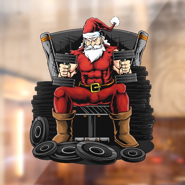 Workout Santa Weightlifter (Sheet 2)